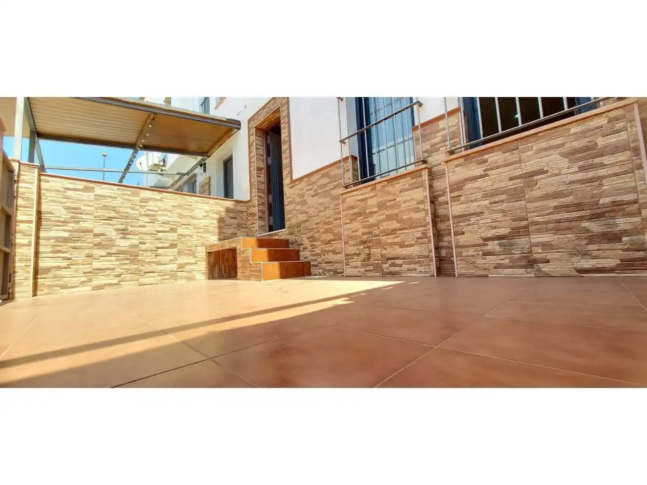 Terraza de Casa adosada de alquiler en Aljaraque con Terraza y Amueblado