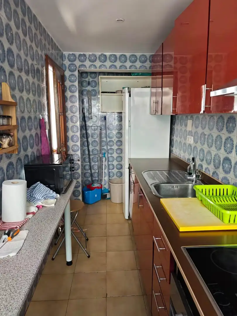 Küche von Wohnung zur Miete in Granada mit Privatgarten, Möbliert und Balkon