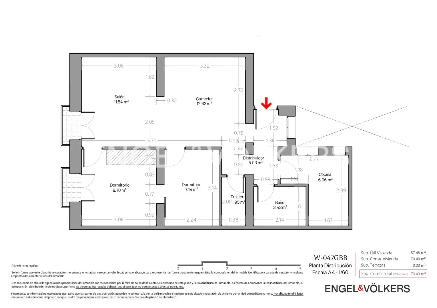 Flat for sale in Madrid  with Air Conditioner, Heating and Balcony