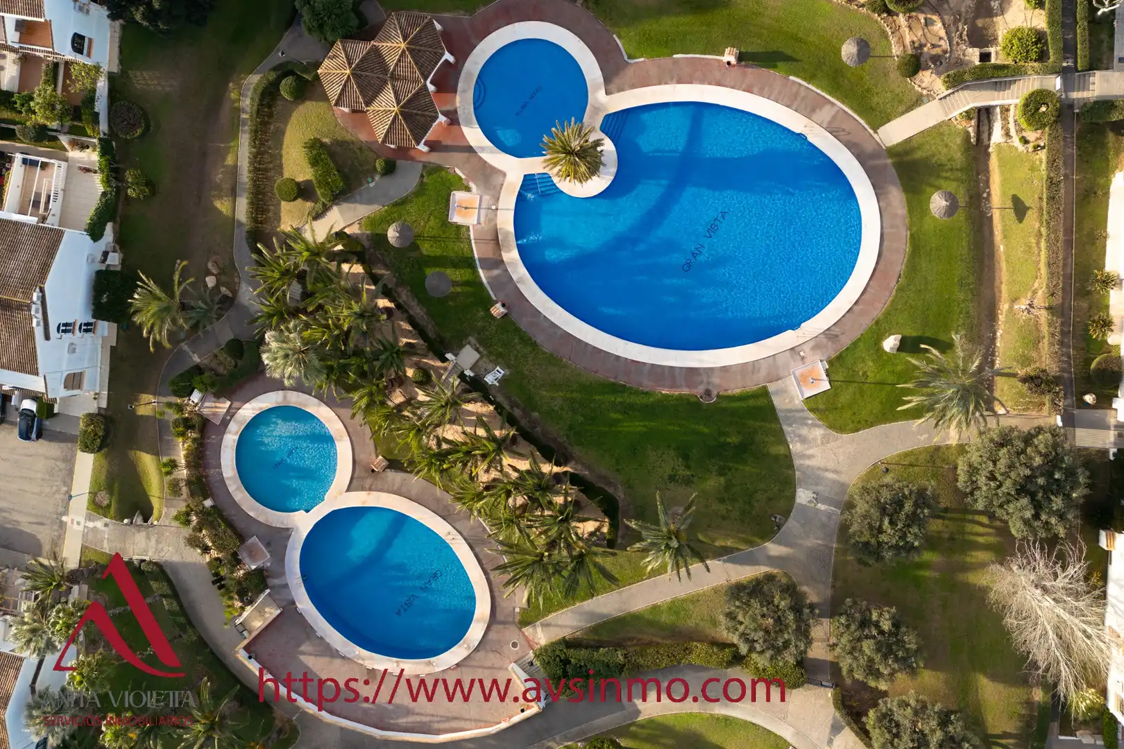 Swimming pool of Detached homes for rent in Santa Pola  with Air Conditioner, Terrace and Furnished