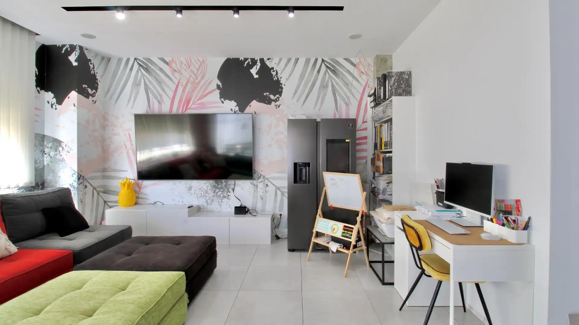 Sala de estar de Casa adosada en venta en Armilla con Aire acondicionado, Calefacción y Jardín privado