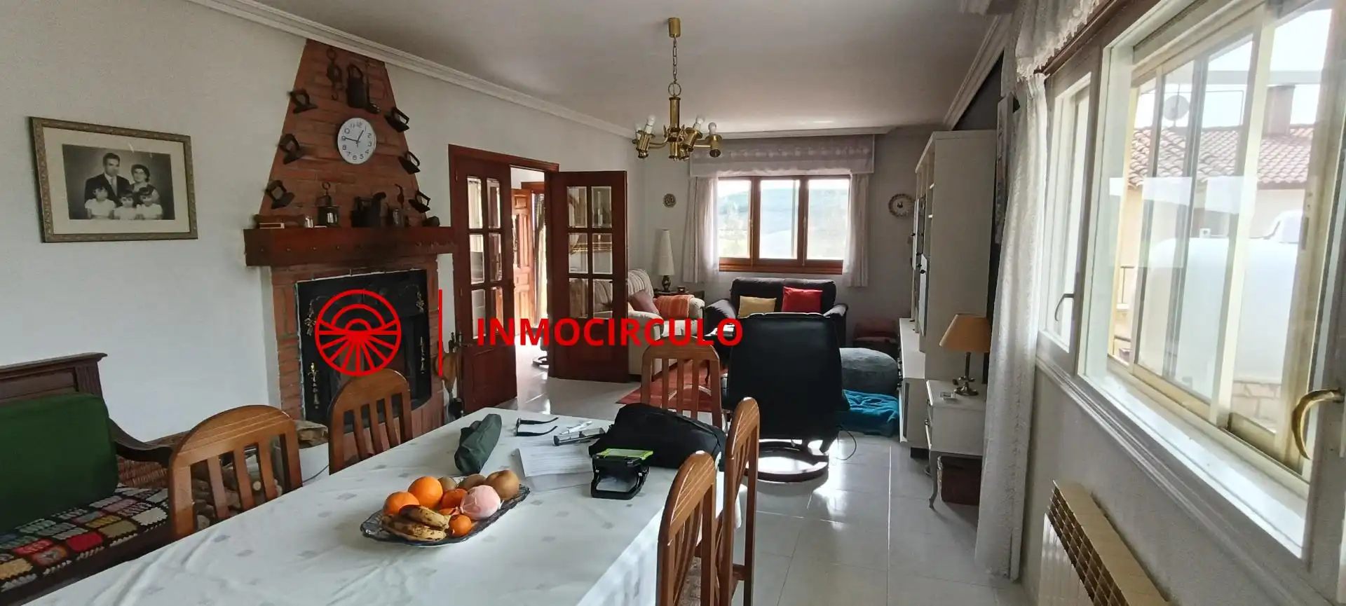 Living room of Country homes for sale in Monasterio de Rodilla  with Heating, Private garden and Balcony