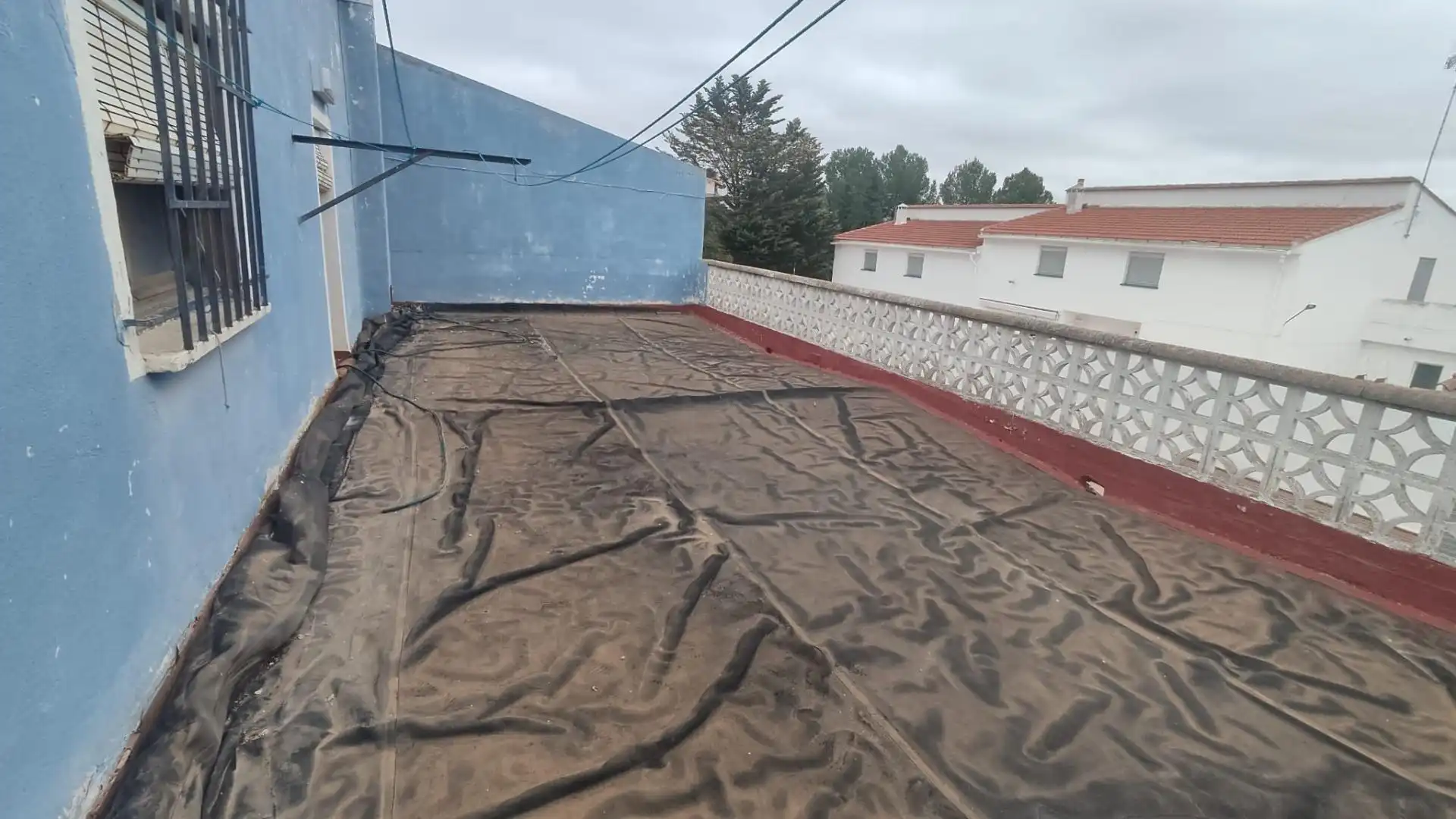 Terraza de Casa adosada en venta en Caudete de las Fuentes con Calefacción, Jardín privado y Terraza