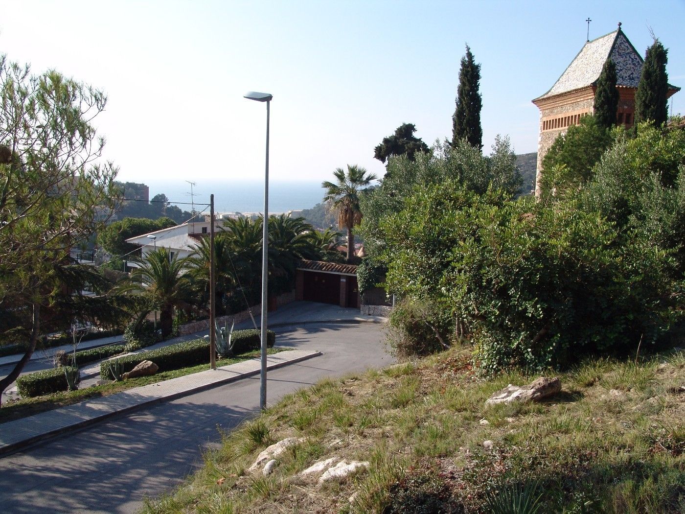 Vista exterior de Terreny industrial en venda en Castelldefels