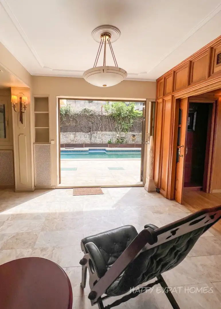 Swimming pool of Houses for rent in Sant Just Desvern  with Air Conditioner, Heating and Private garden