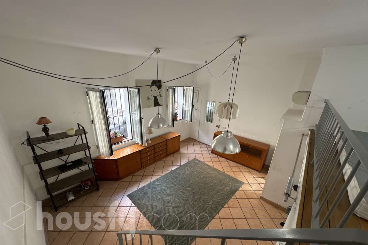 Sala de estar de Piso de alquiler en  Madrid Capital