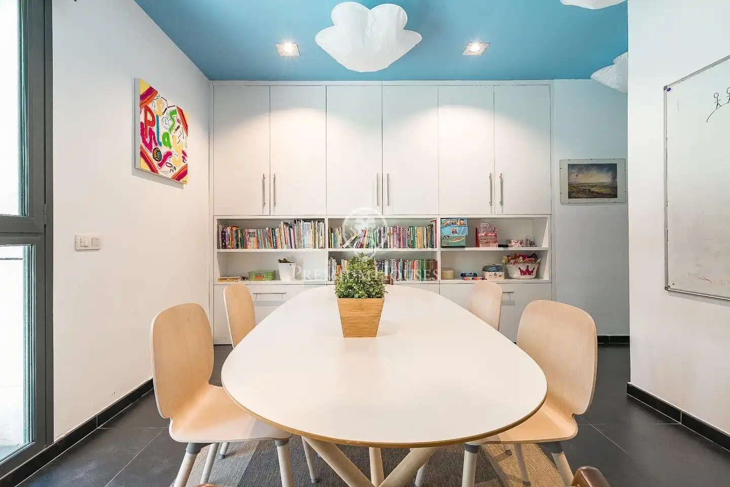 Dining room of Houses for sale in Sant Cugat del Vallès  with Air Conditioner, Heating and Private garden