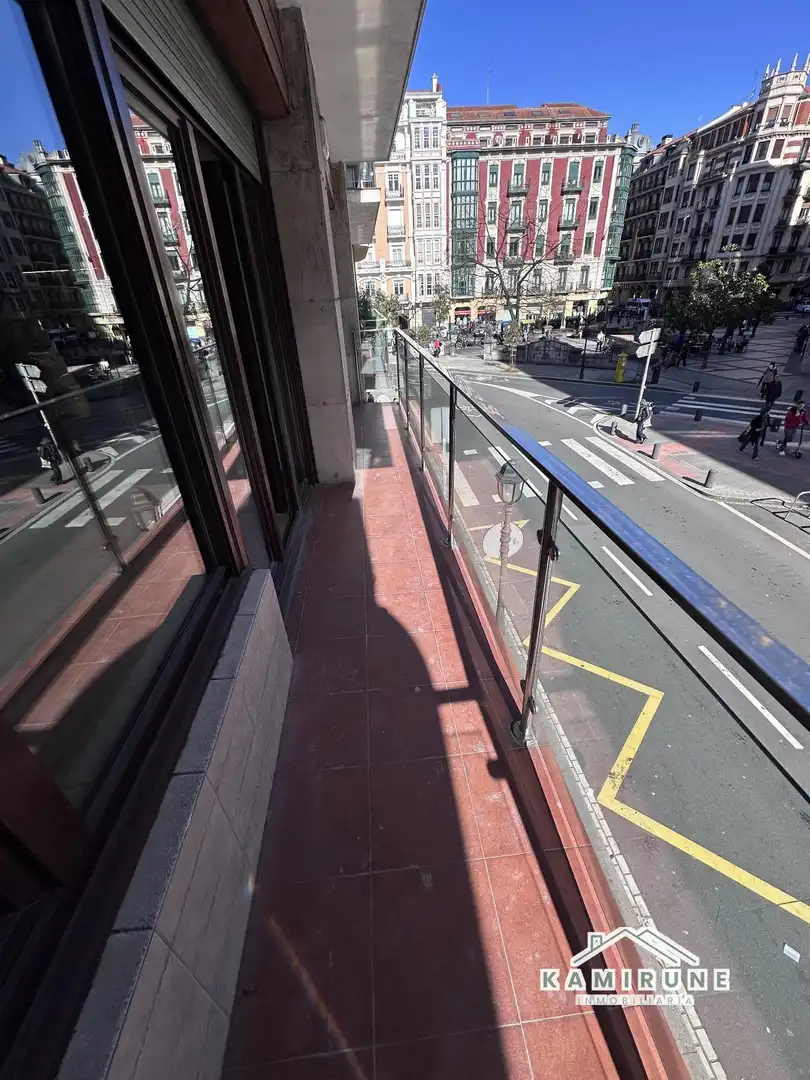 Terrace of Flat for rent in Bilbao   with Heating, Terrace and Storage room