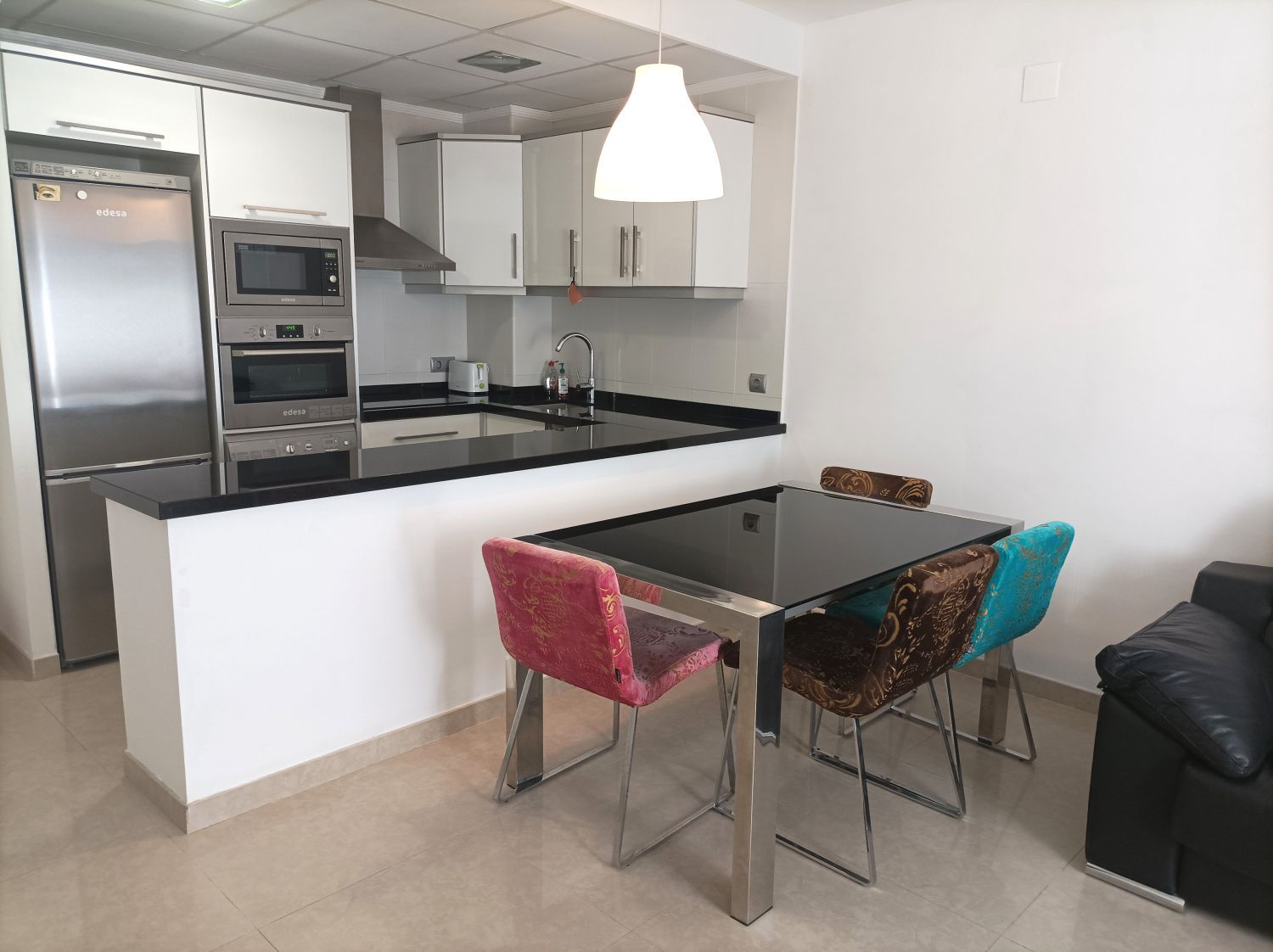 Kitchen of Flat to rent in Castellón de la Plana / Castelló de la Plana  with Air Conditioner, Terrace and Furnished