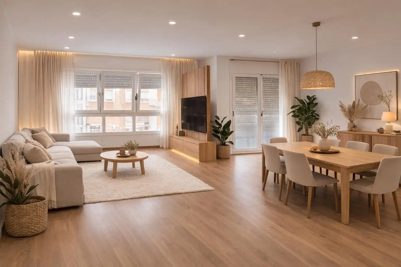Living room of Flat for sale in Girona  with Heating and Balcony