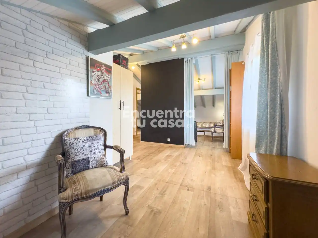 Schlafzimmer von Haus oder Chalet zum Verkauf in Hendaye mit Heizung, Privatgarten und Terrasse