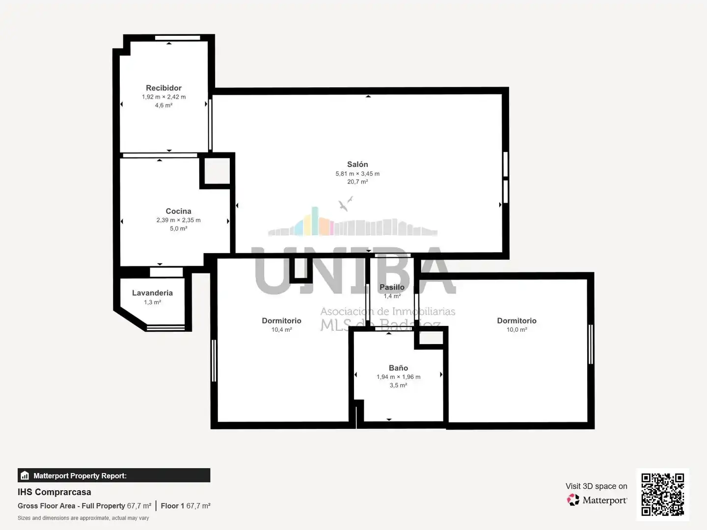 Apartament en venda en Badajoz amb Aire condicionat, Calefacció i Terrassa