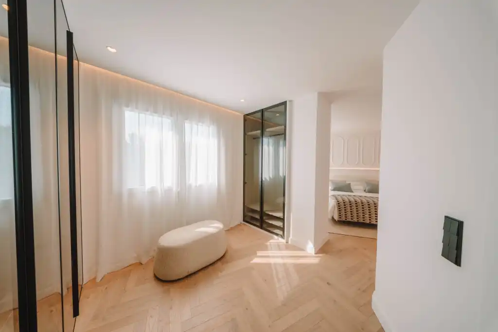 Schlafzimmer von Wohnungen zum Verkauf in  Palma de Mallorca mit Klimaanlage und Möbliert