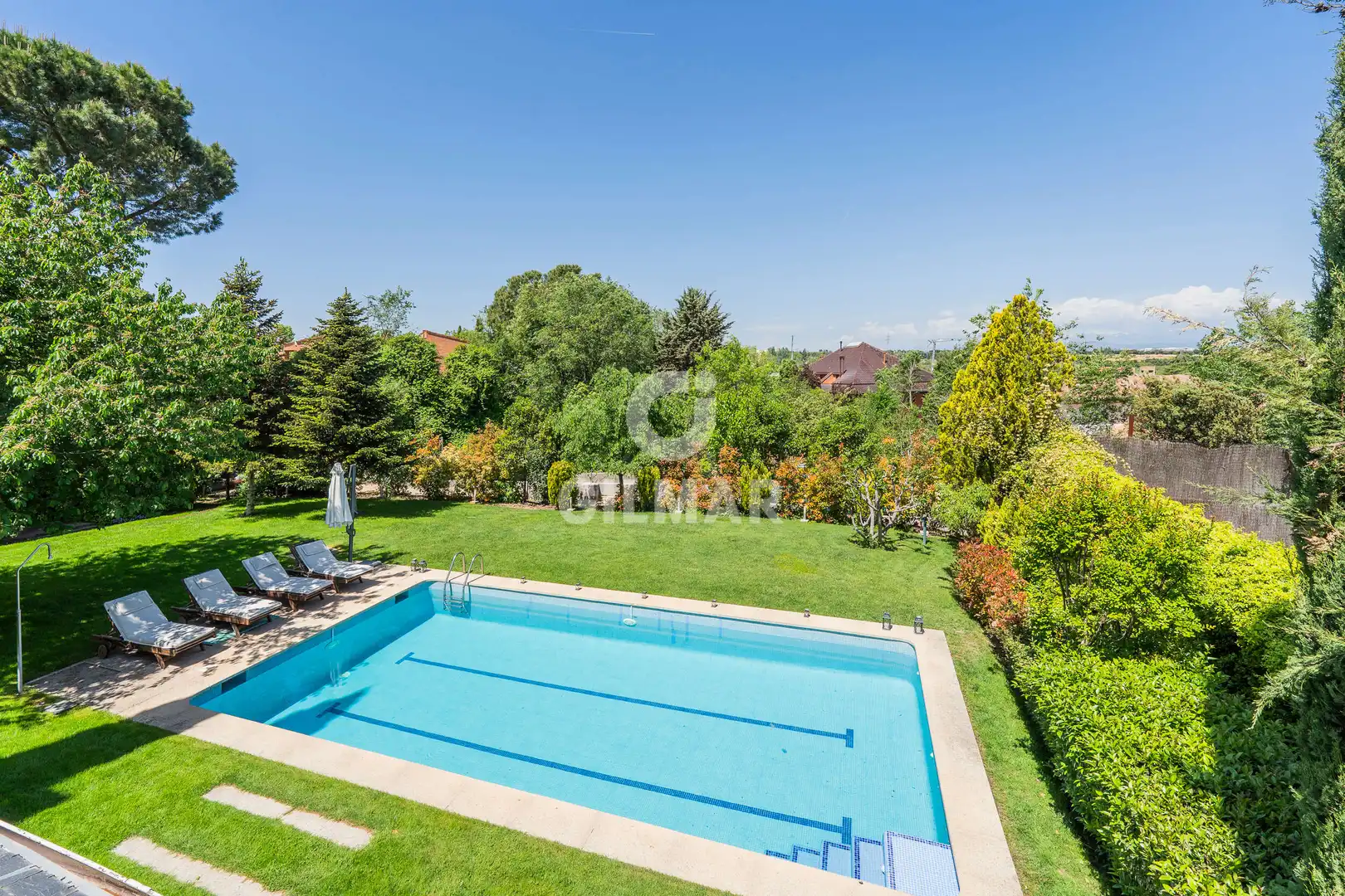 Garden of Houses for sale in Pozuelo de Alarcón  with Heating, Private garden and Swimming Pool