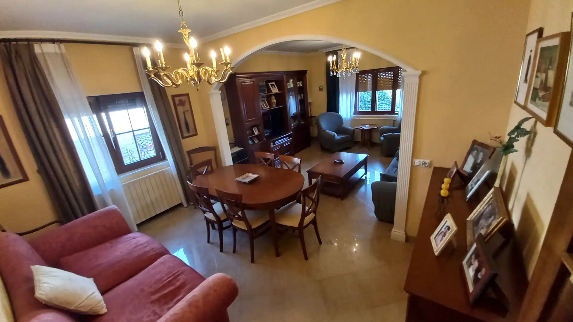 Living room of Houses for sale in Moraleja del Vino