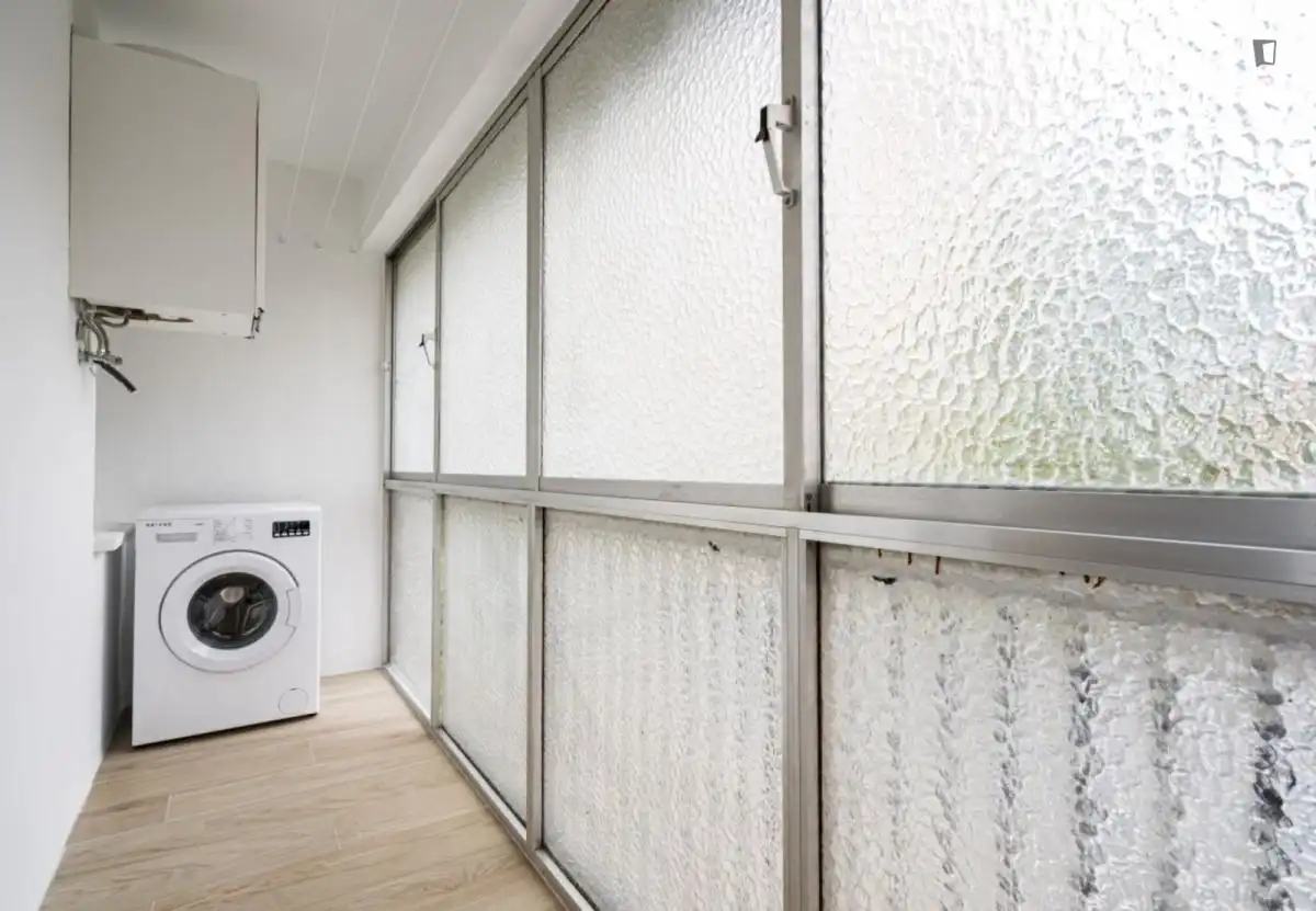 Terrassa de Apartament de lloguer en Madrid amb Calefacció, Moblat i Forn