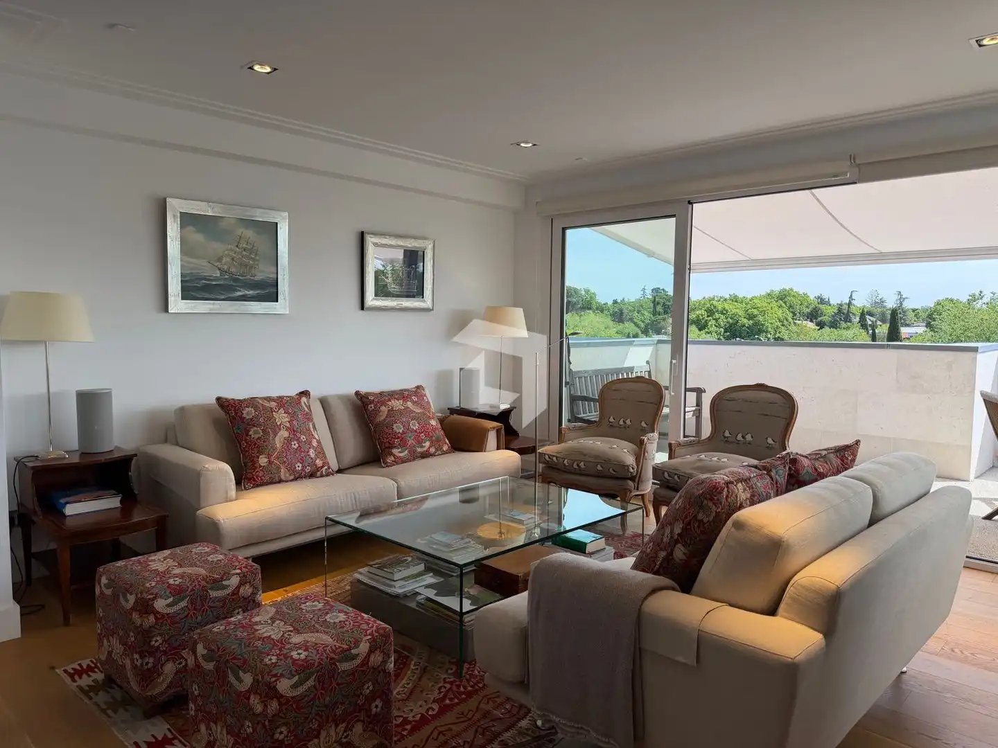 Sala de estar de Ático en venta en Madrid con Aire acondicionado, Calefacción y Parquet