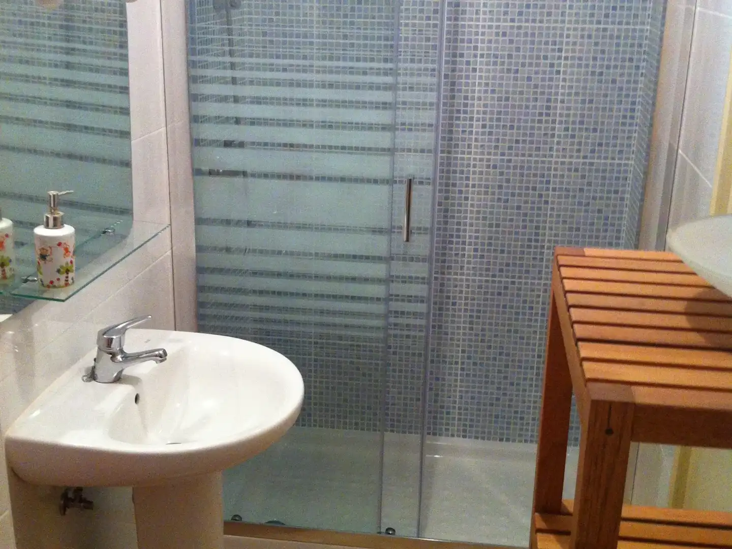 Badezimmer von Wohnung zur Miete in Murcia mit Terrasse, Möbliert und Waschmaschine