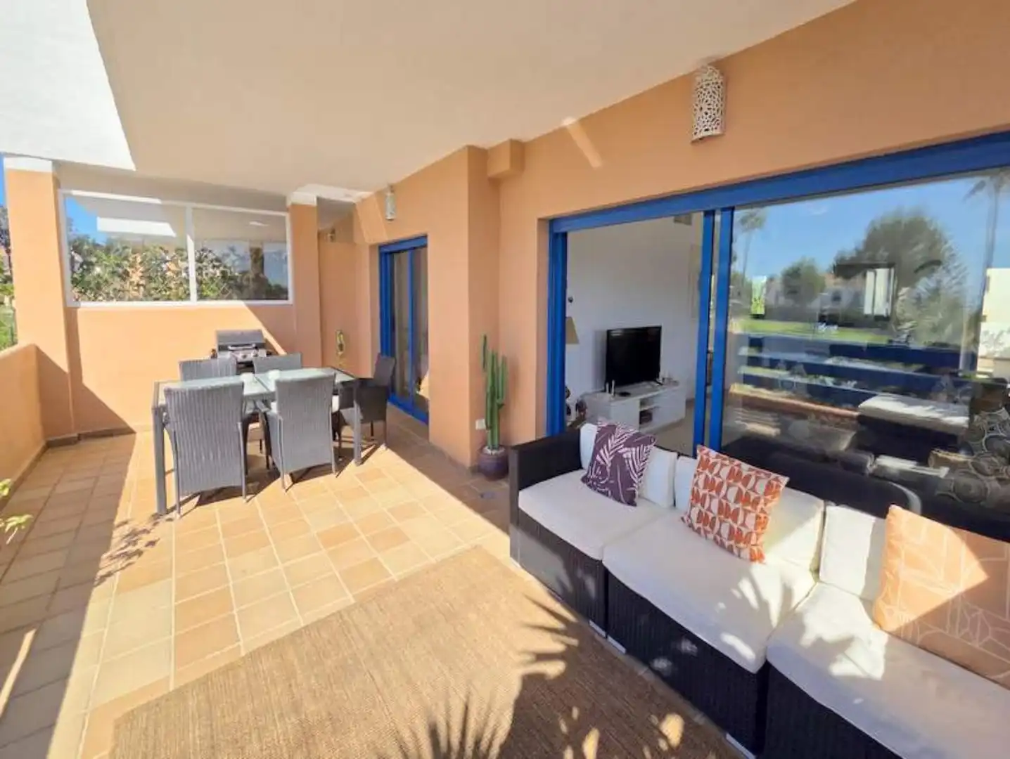 Terrassa de Apartament en venda en Manilva amb Aire condicionat, Terrassa i Moblat