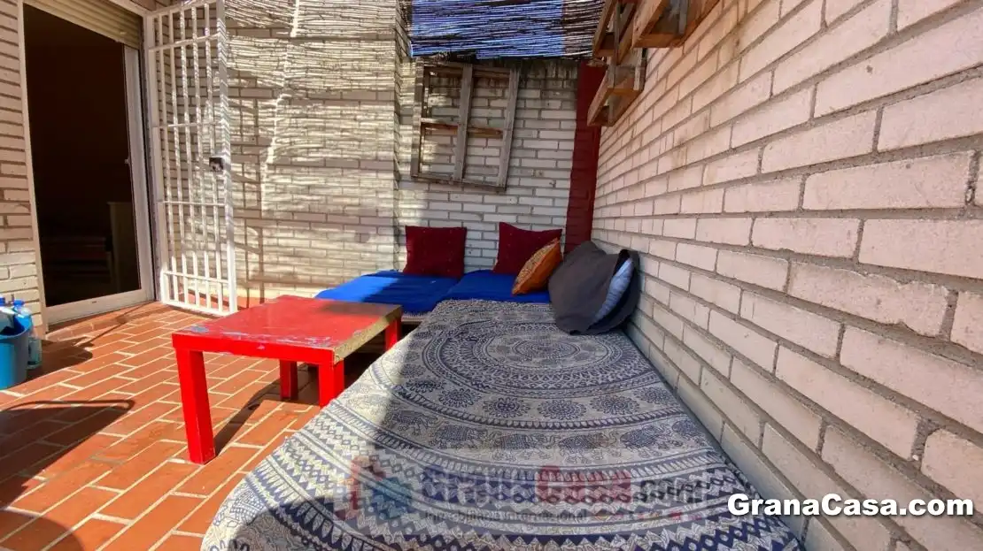 Terrace of Flat for rent in Granada  with Air Conditioner, Heating and Terrace