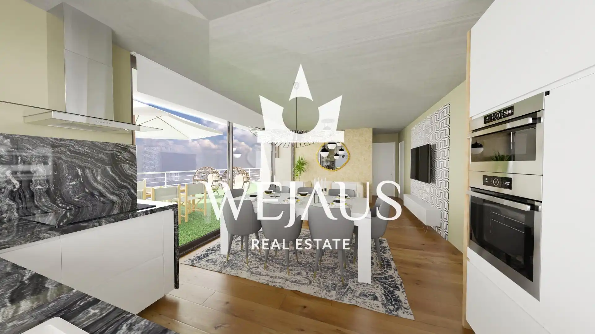 Sala de estar de Ático en venta en Suances con Aire acondicionado, Calefacción y Terraza