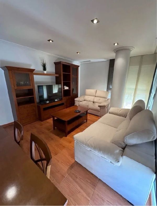 Living room of Flat for rent in Elche / Elx  with Air Conditioner, Heating and Washing machine