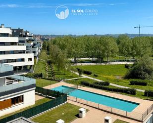 Vista exterior de Pis en venda en Gijón  amb Calefacció, Parquet i Terrassa