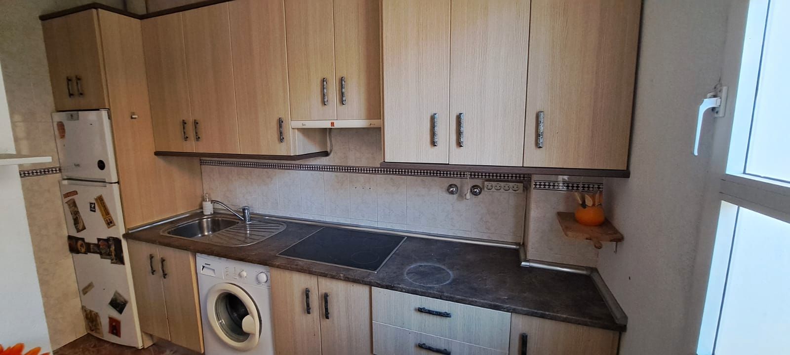 Kitchen of Flat for sale in  Jaén Capital  with Terrace and Furnished