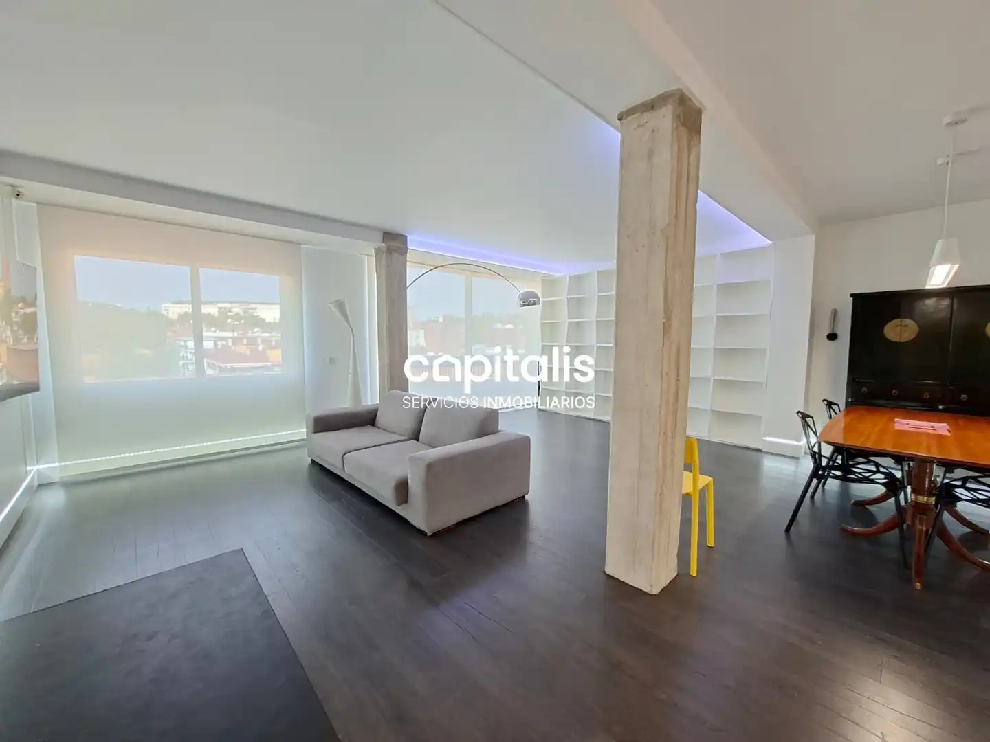 Living room of Flat for rent in Madrid  with Heating, Storage room and Furnished