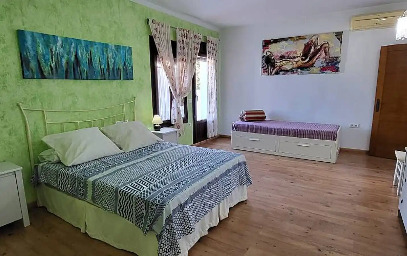 Bedroom of Houses for rent in Conil de la Frontera  with Air Conditioner, Private garden and Terrace