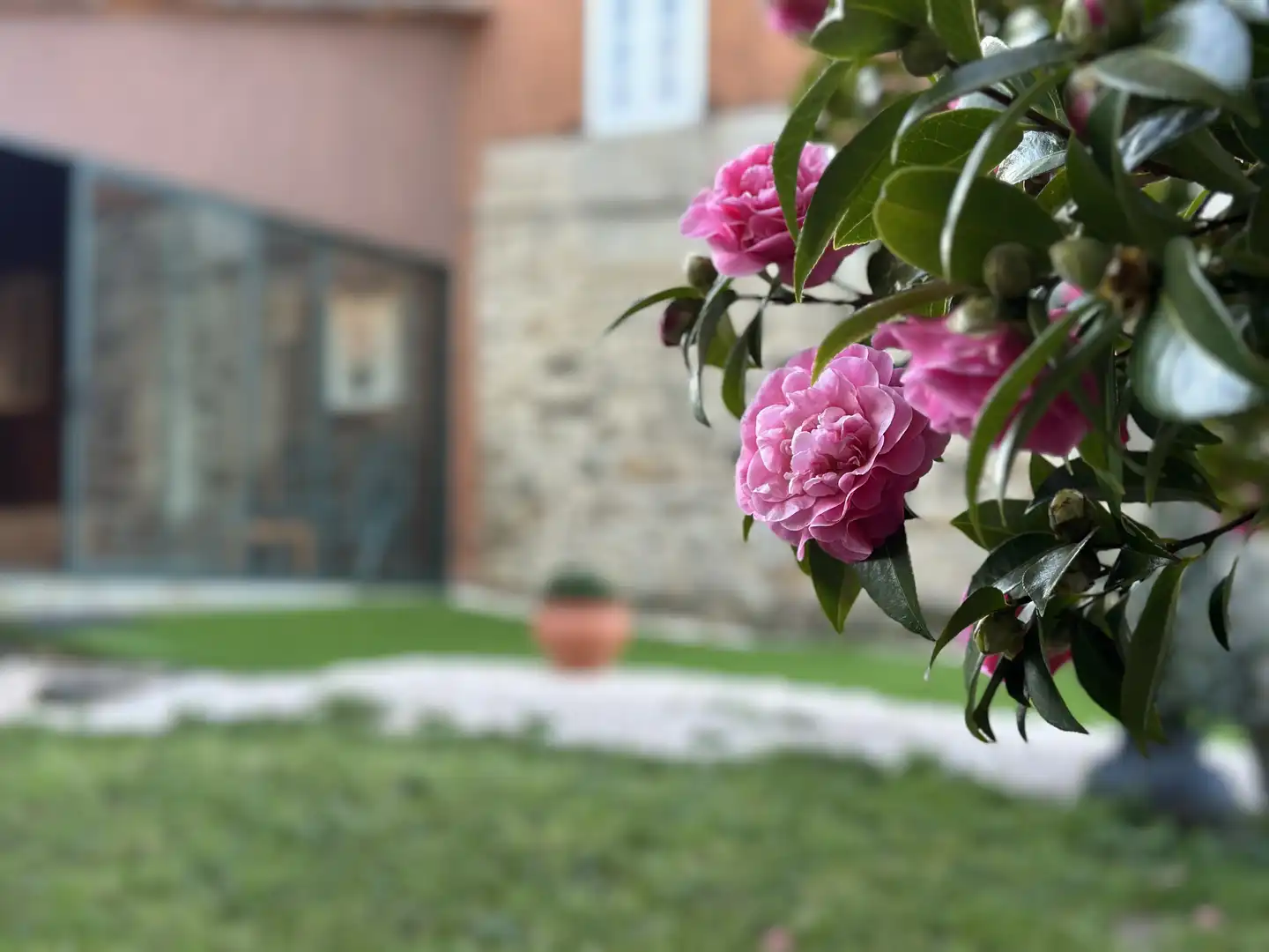 Jardín de Finca rústica en venta en Teo con Calefacción, Terraza y Trastero
