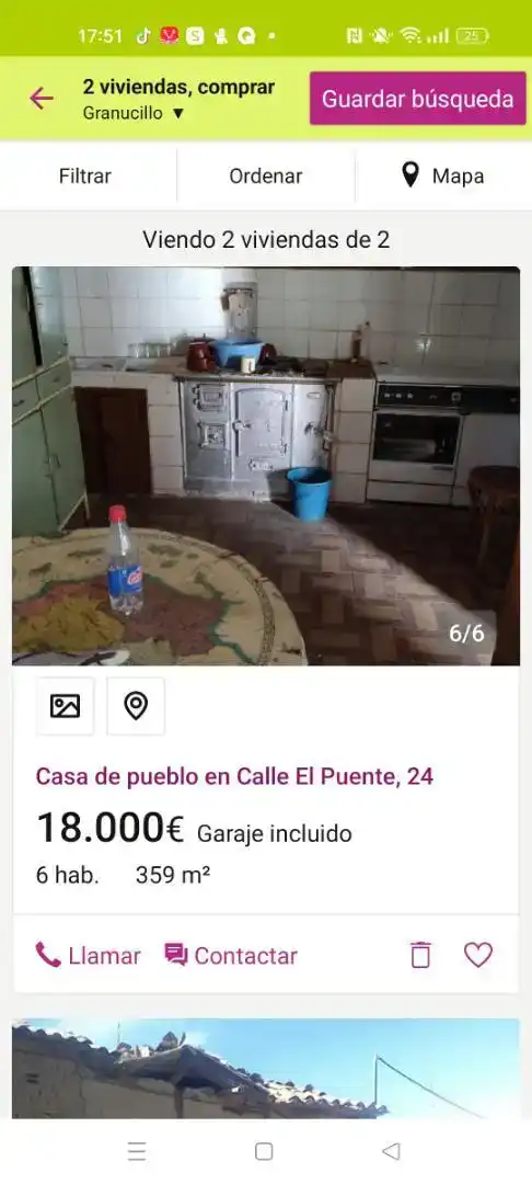 Menjador de Casa adosada en venda en Granucillo amb Jardí privat i Traster