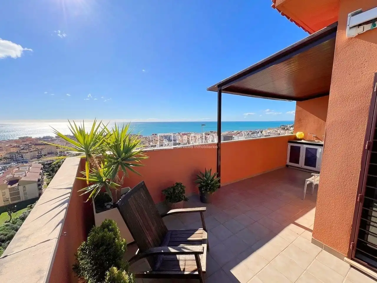 Terraza de Ático en venta en Rincón de la Victoria con Aire acondicionado, Calefacción y Jardín privado