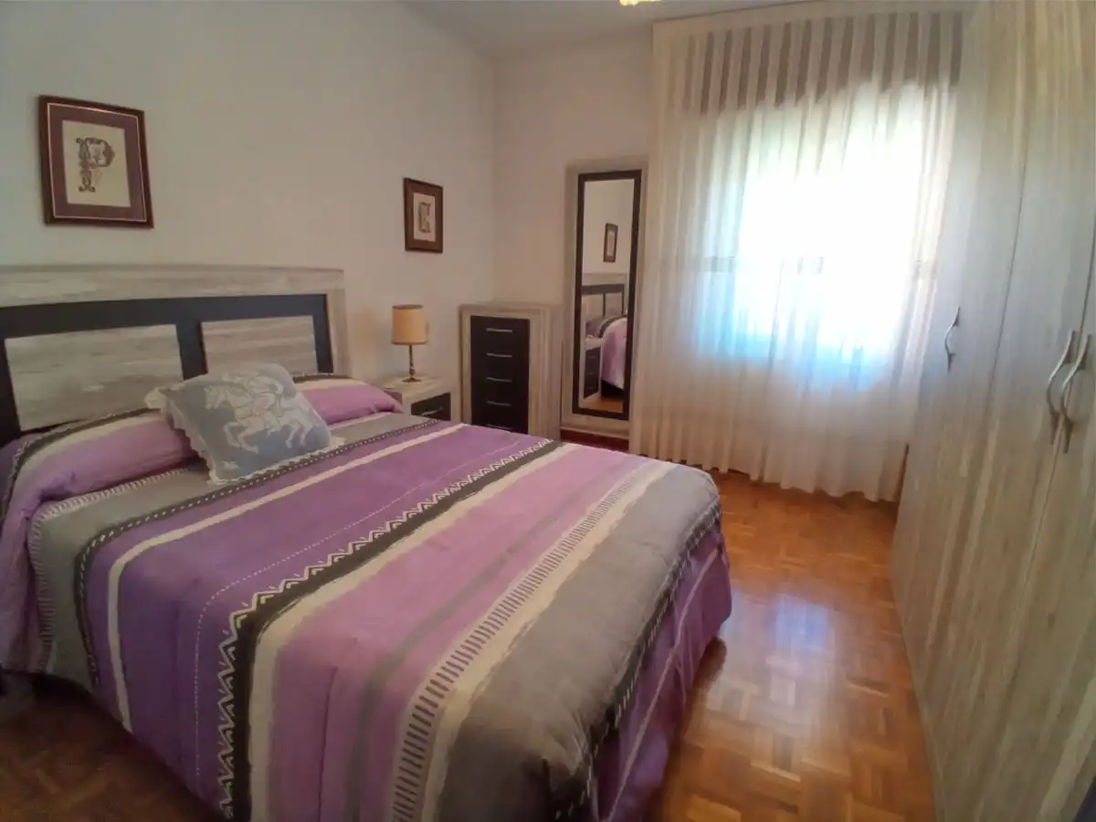 Bedroom of Flat for sale in Valladolid  with Heating, Parquet flooring and Terrace