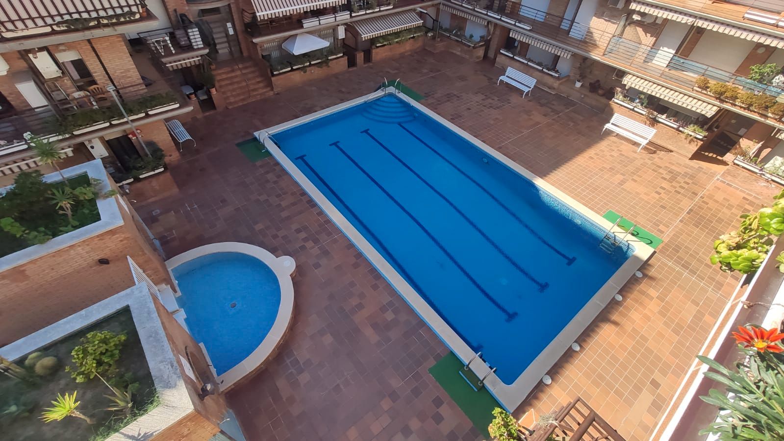 Swimming pool of Duplex for sale in Pineda de Mar  with Air Conditioner, Terrace and Furnished