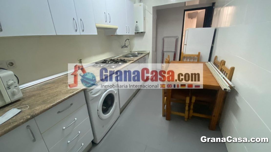 Kitchen of Flat to rent in  Granada Capital  with Furnished