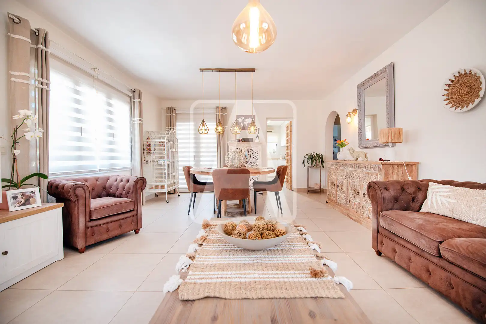 Dining room of Houses for sale in Benissa  with Air Conditioner, Heating and Private garden