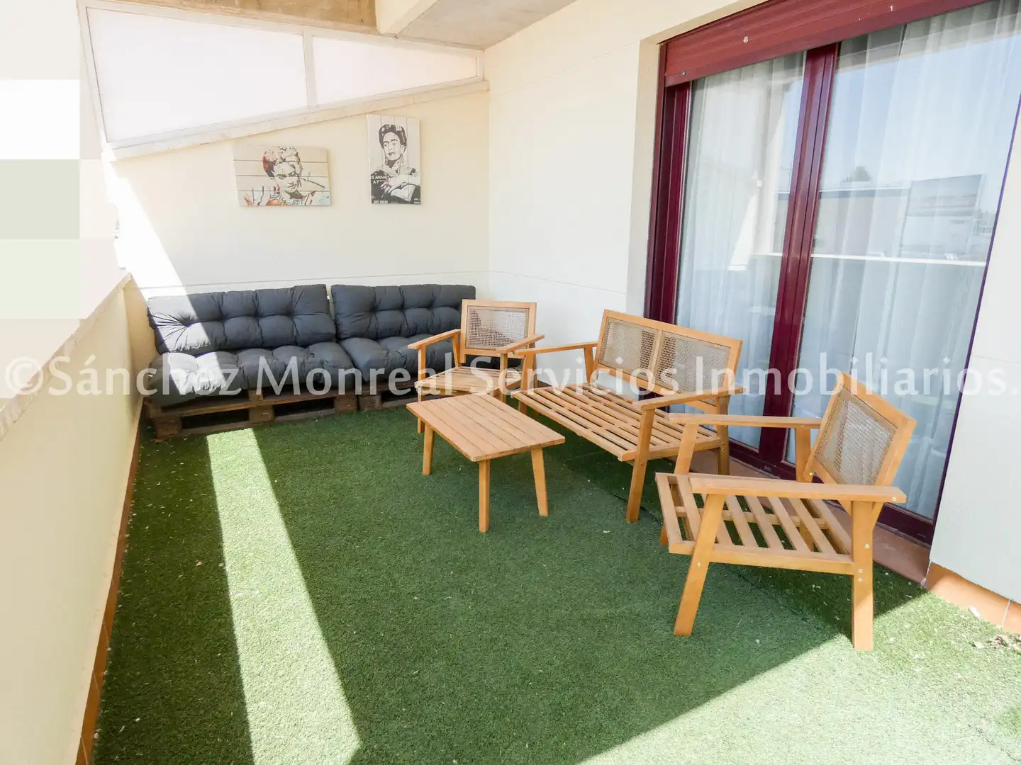 Terrace of Flat for rent in Alcázar de San Juan  with Air Conditioner, Heating and Terrace