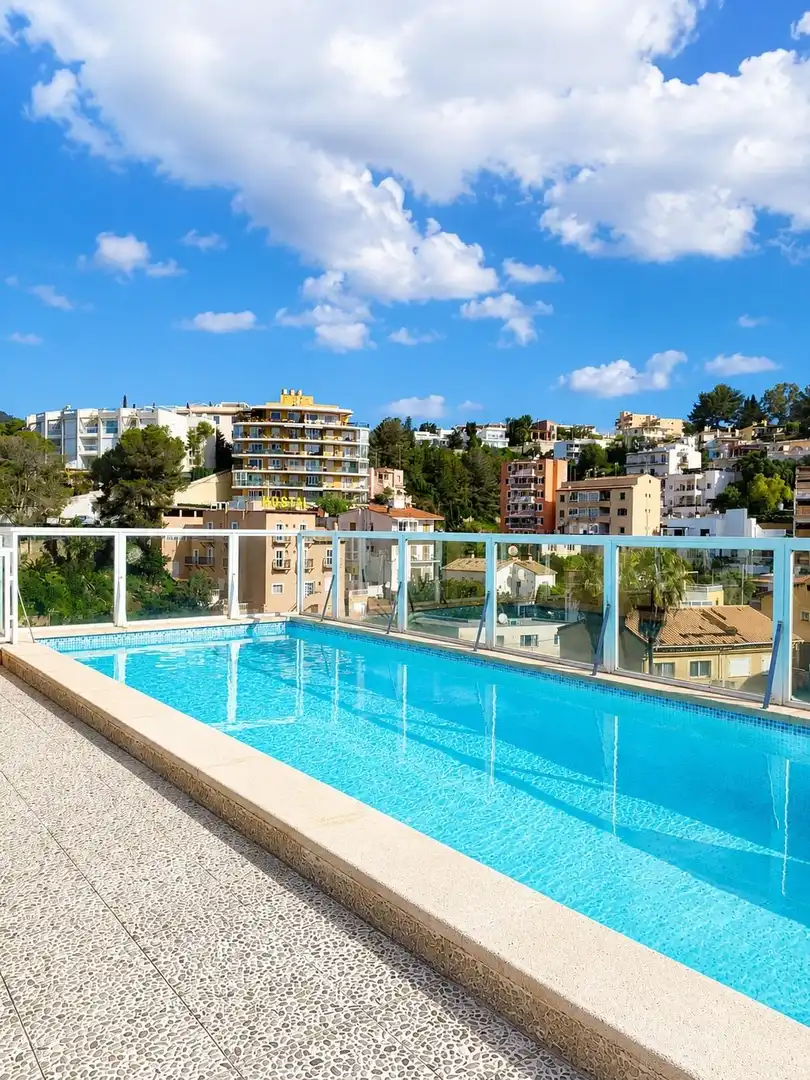Piscina de Ático de alquiler en  Palma de Mallorca con Aire acondicionado, Calefacción y Terraza