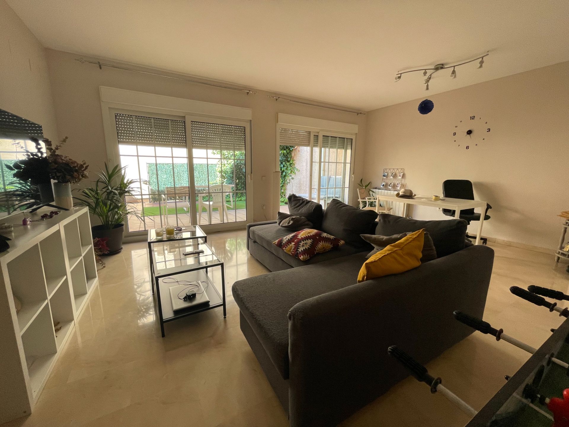 Sala d'estar de Casa adosada de lloguer en Badajoz Capital amb Aire condicionat, Calefacció i Traster