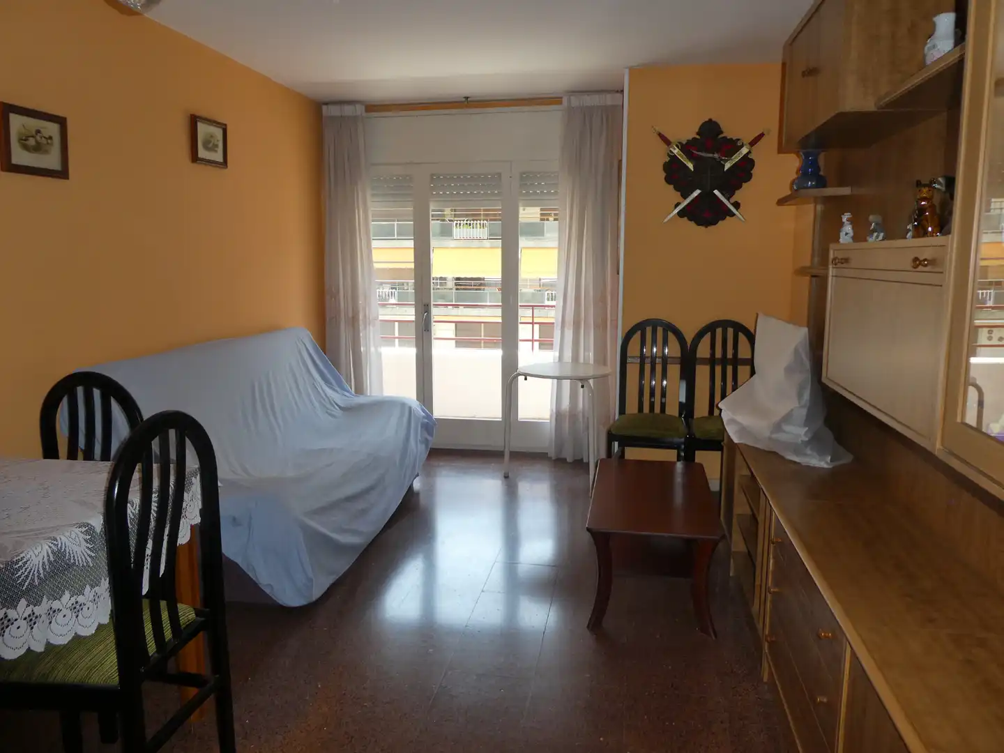 Sala d'estar de Apartament en venda en Lloret de Mar amb Terrassa, Moblat i Piscina comunitària