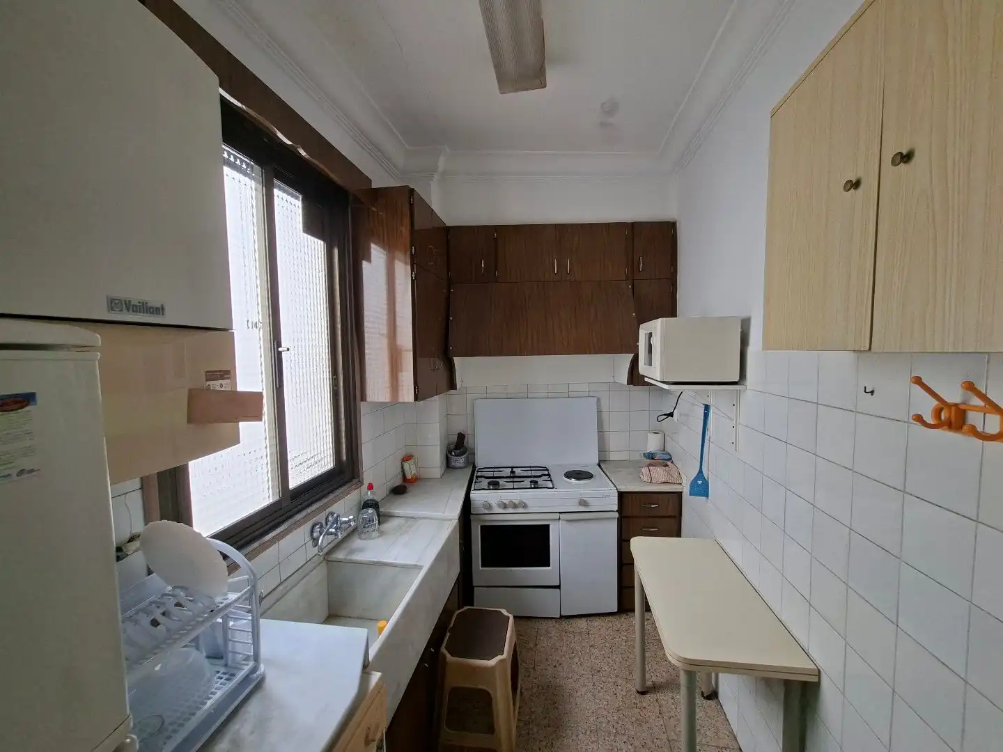 Küche von Wohnung zur Miete in  Valencia Capital mit Klimaanlage, Terrasse und Balkon
