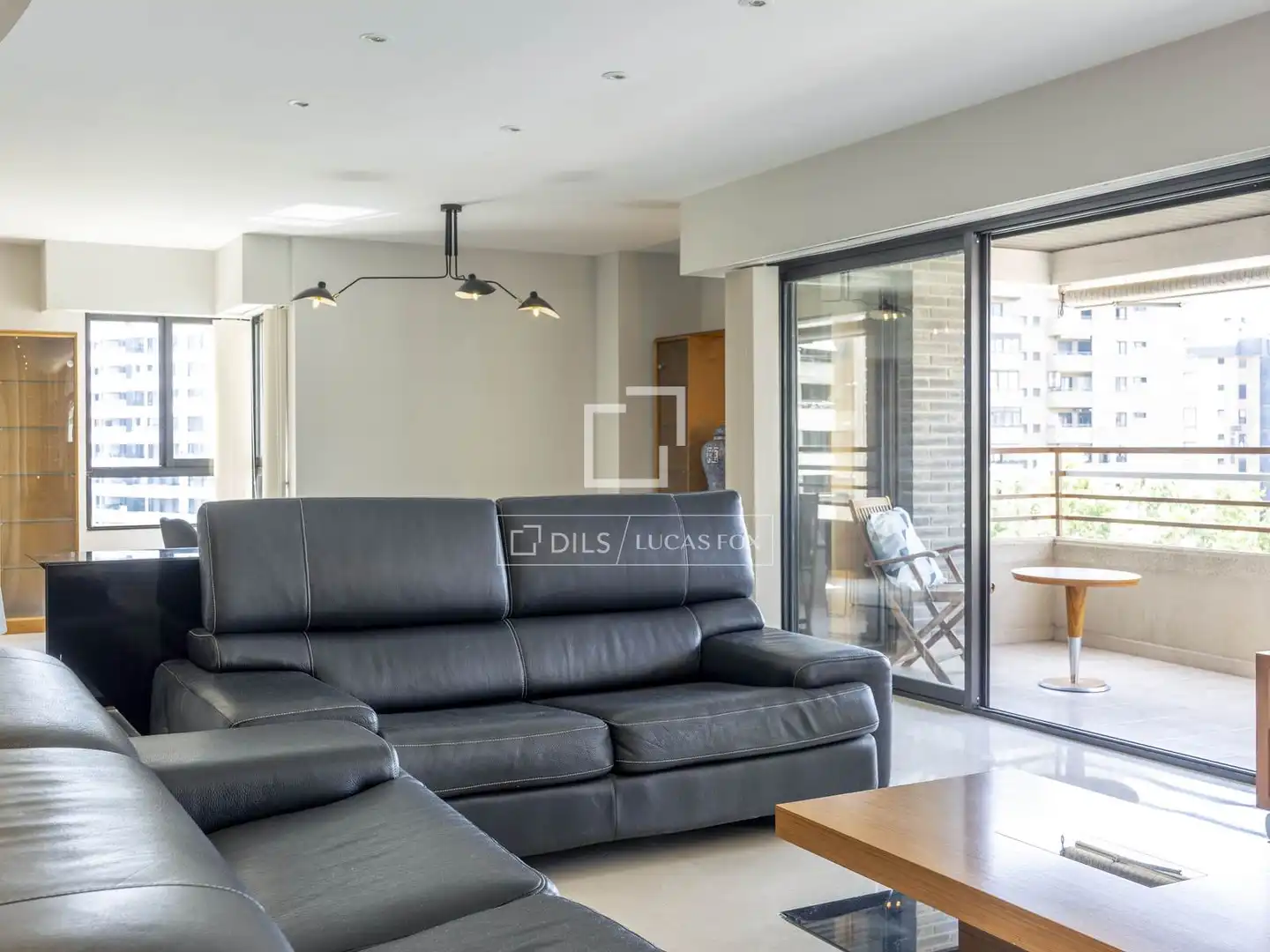 Wohnzimmer von Wohnung zur Miete in Gandesa mit Klimaanlage, Heizung und Privatgarten