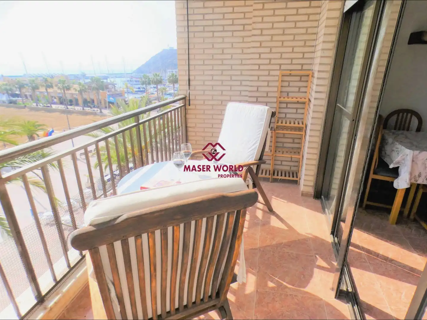 Terraza de Apartamento en venta en Mazarrón con Amueblado y Balcón