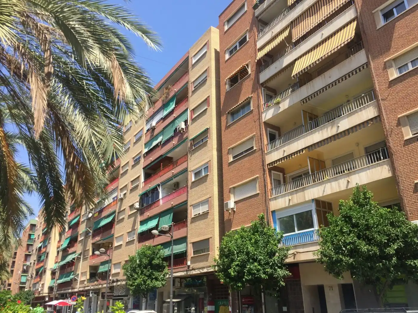 Außenansicht von Wohnung zur Miete in Valencia mit Terrasse, Möbliert und Balkon