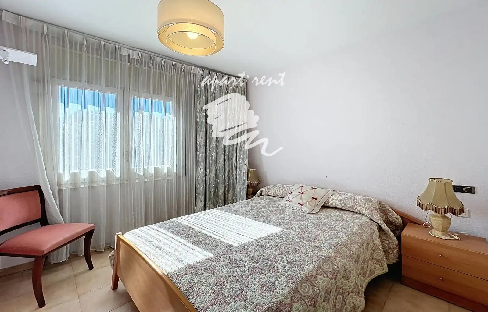 Bedroom of Flat for sale in Roses  with Terrace, Storage room and Furnished