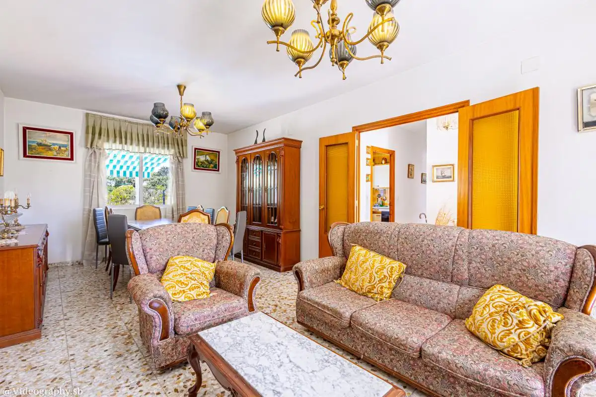 Living room of Houses for sale in Nuevo Baztán  with Heating, Private garden and Swimming Pool