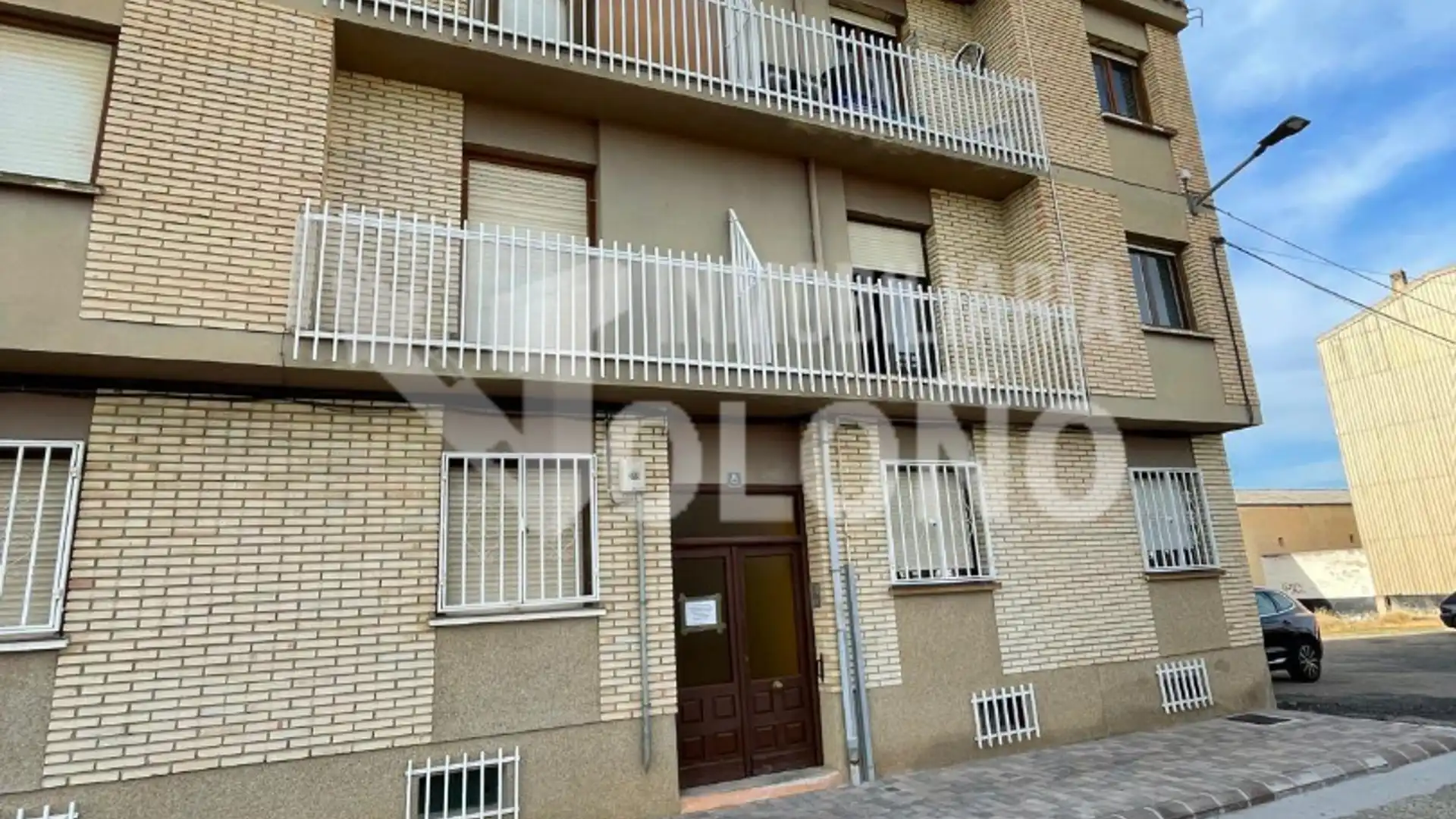 Exterior view of Flat for sale in Casalarreina  with Furnished and Balcony