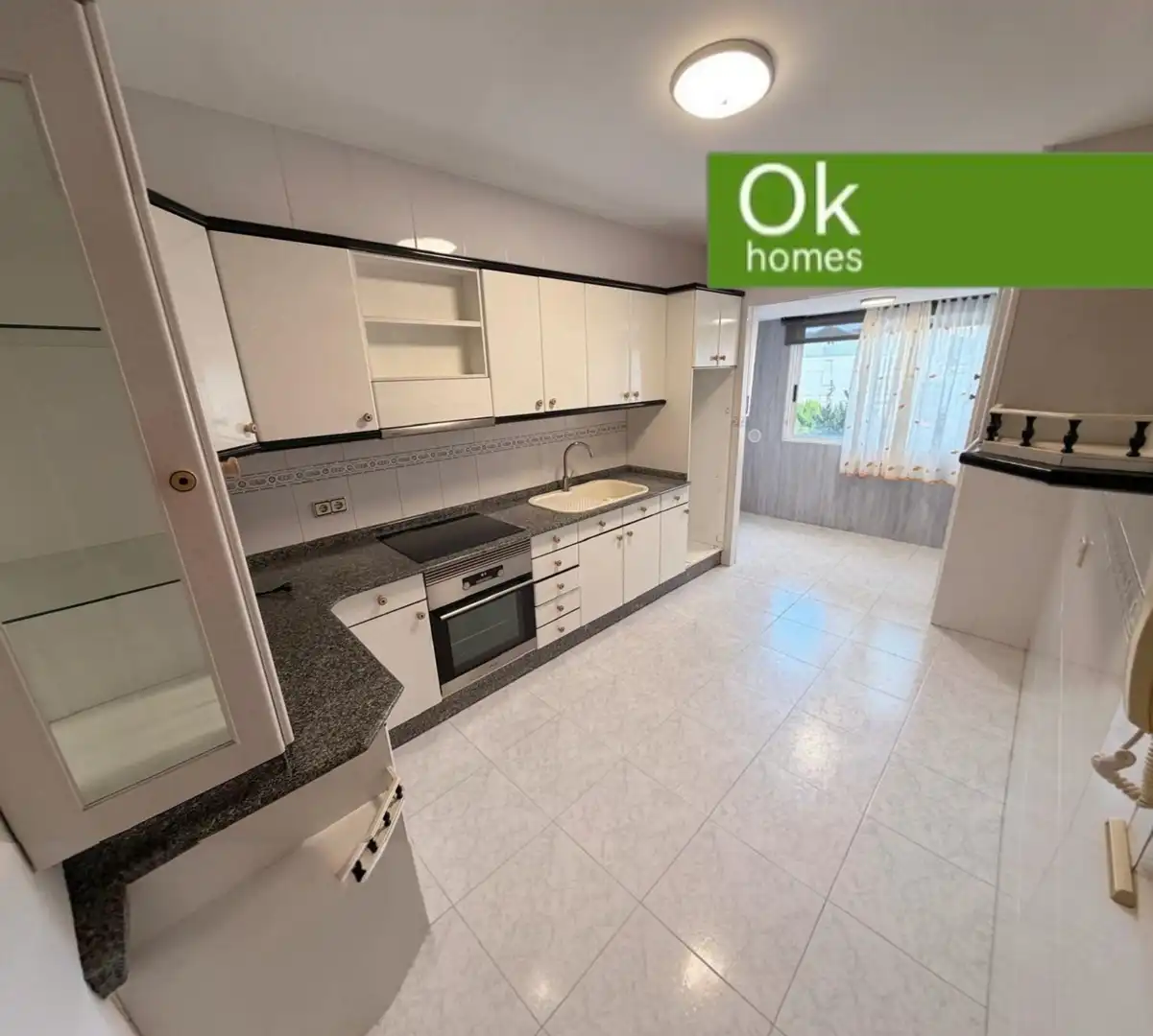Kitchen of Flat for sale in Arteixo  with Furnished, Oven and Microwave