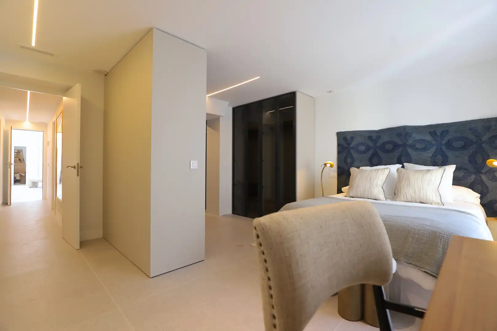 Bedroom of Houses for sale in Madrid  with Air Conditioner, Heating and Parquet flooring